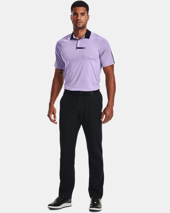 Men's UA RUSH™ Bonded Polo, Purple, pdpMainDesktop image number 2